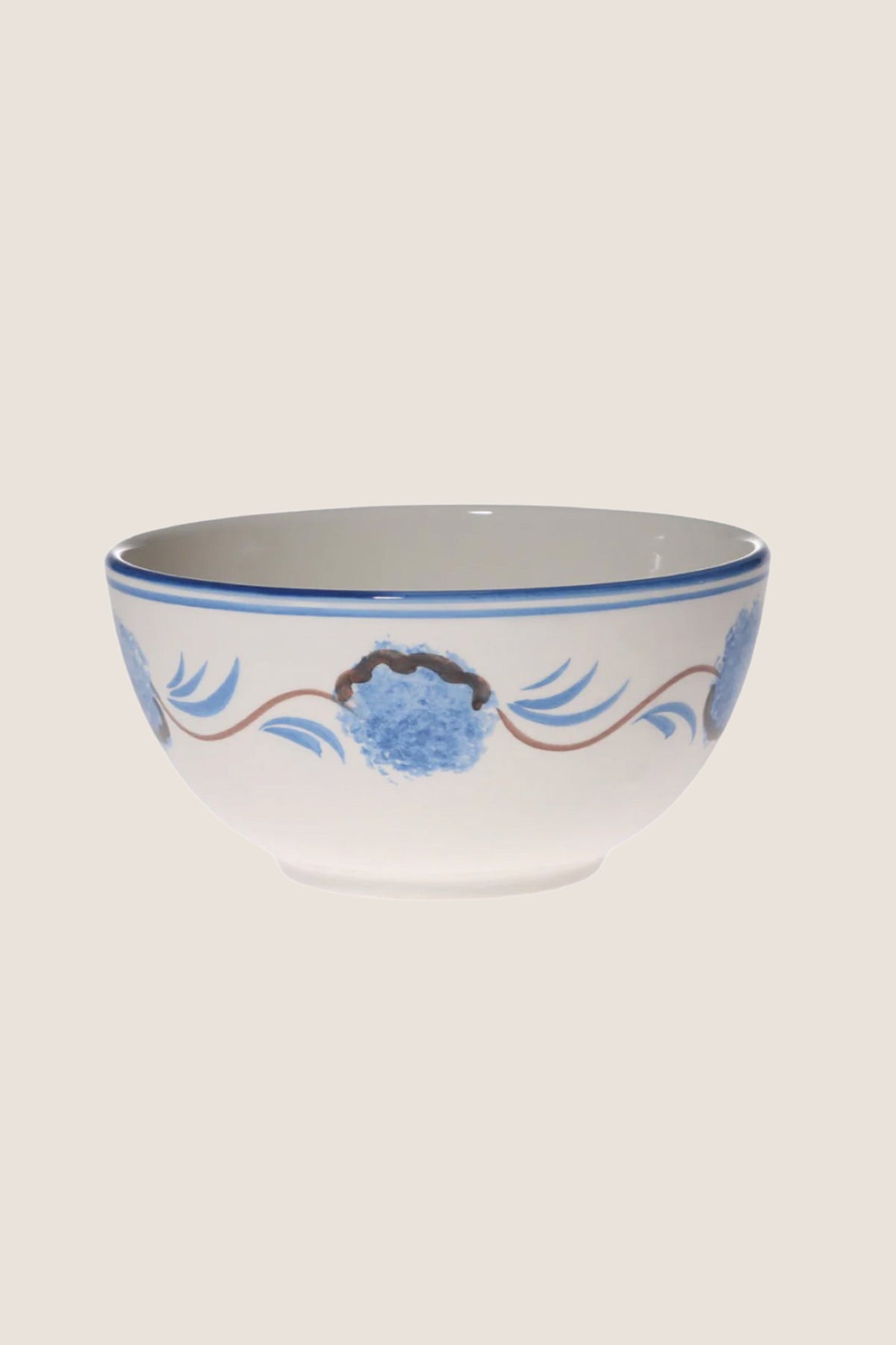 Blue Flower Cereal Bowl