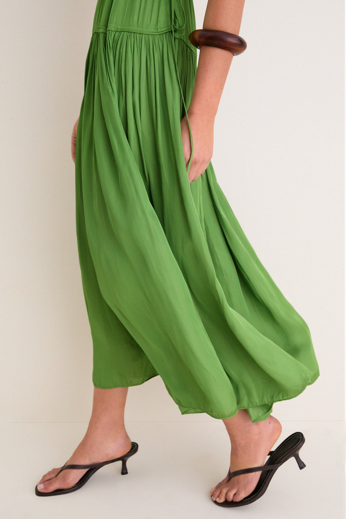 Cactus Sienna Pintuck Maxi Dress