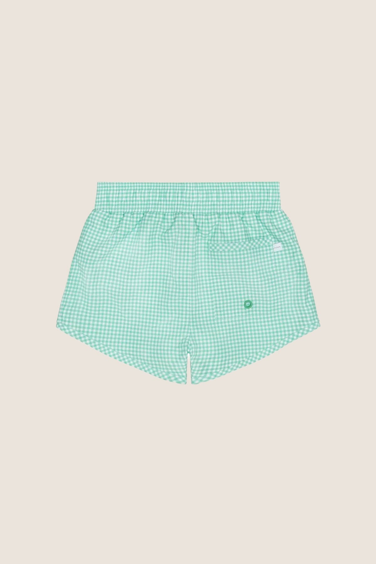 Boys Green Gingham Boardie