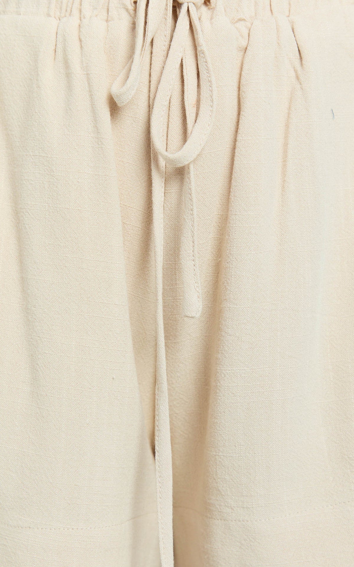 Olivia Shorts - Drawstring Relaxed Linen Shorts in Natural