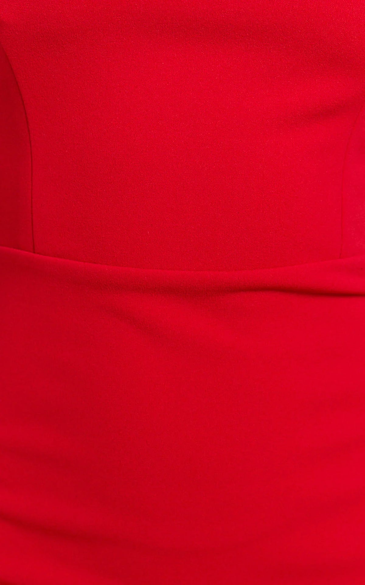 Salome Midi Dress - Halter Neck Column Dress in Red