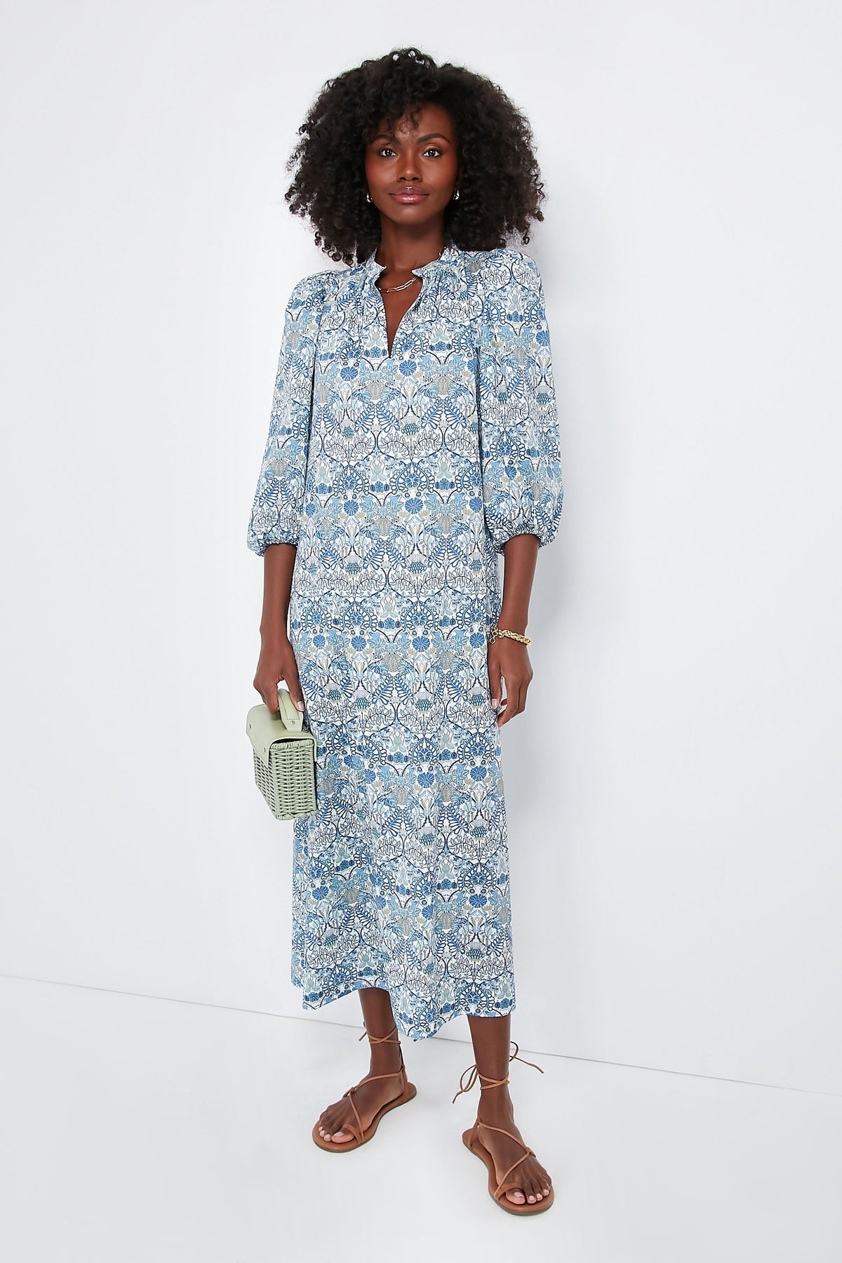 Blue Morris Allotment Maya Dress