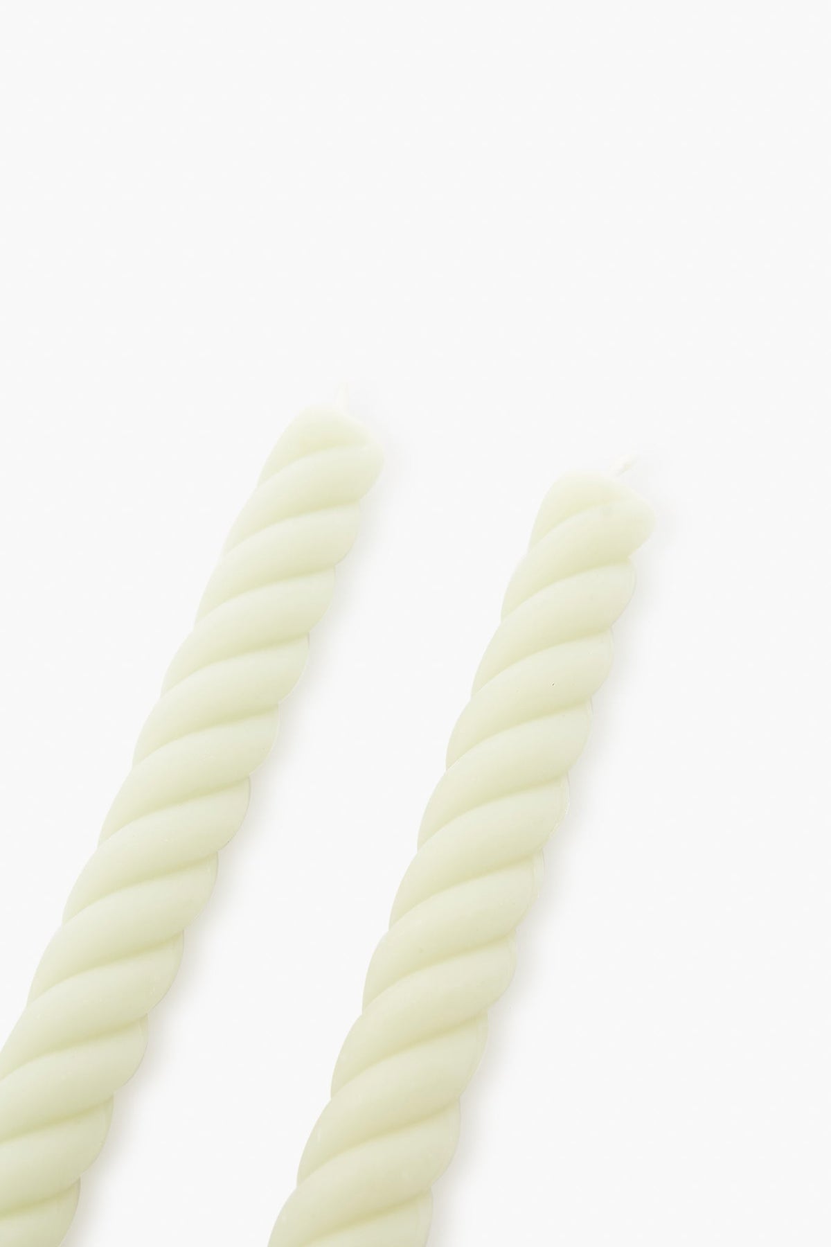 Celadon Rope Tapers Pair