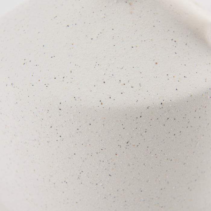 Burton 10.8H Small White Ceramic Jug Vase