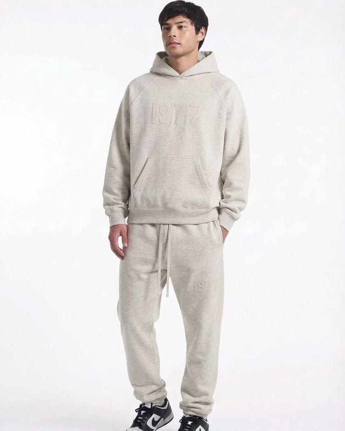Fear of God Essentials Hoodie 1977 Light Oatmeal