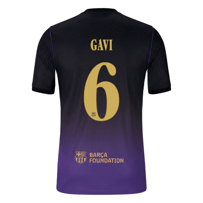GAVI #6 Barcelona Away Player Version Jersey 2026/27 - UCL