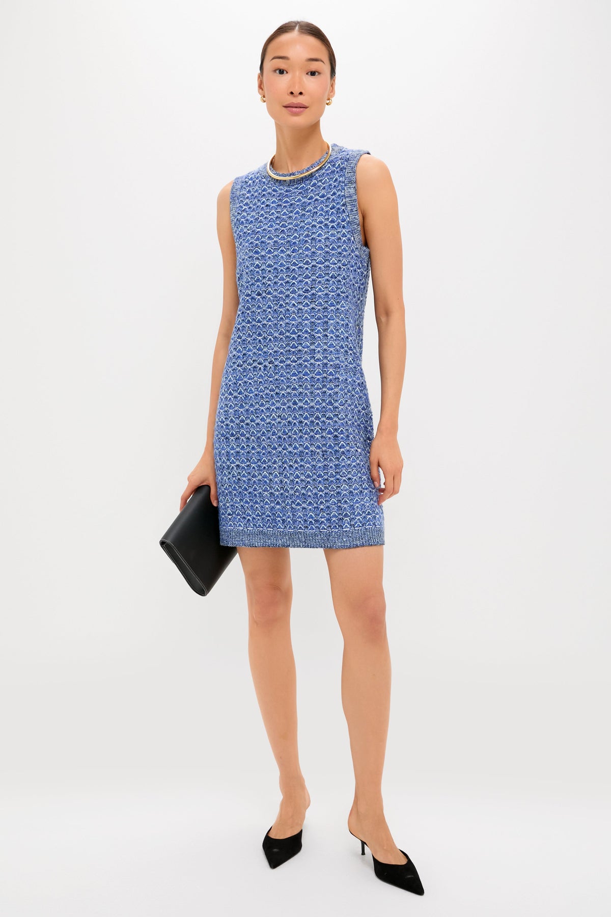 Blue Knit Marie Dress