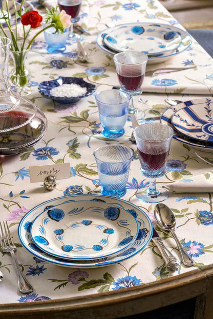Blue Flower Dinner Plate