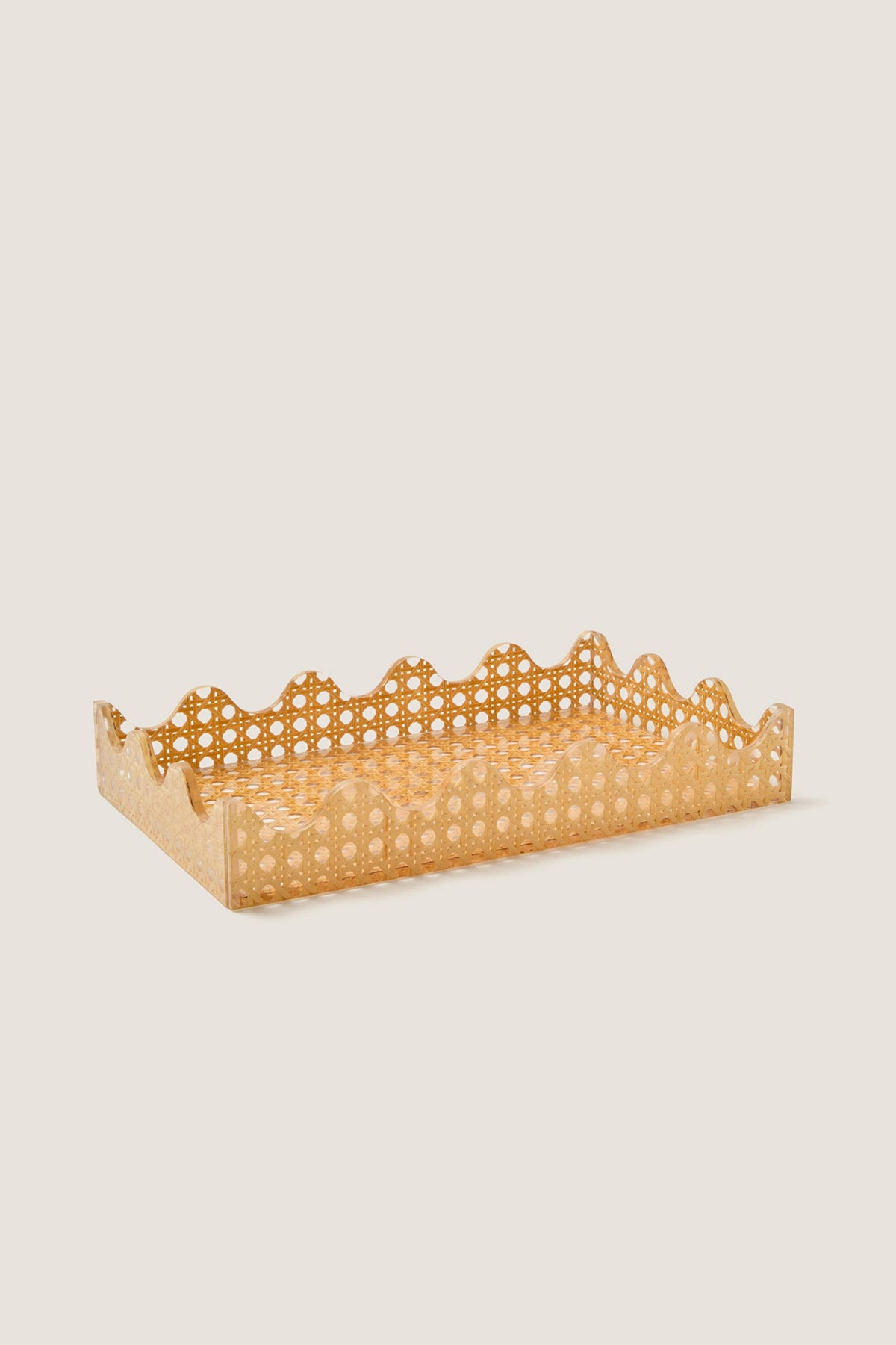Cane Acrylic Catch All Tray