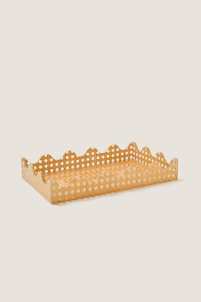 Cane Acrylic Catch All Tray