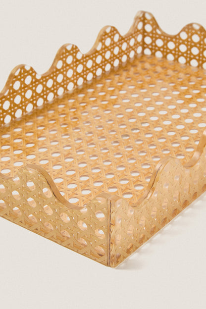 Cane Acrylic Catch All Tray