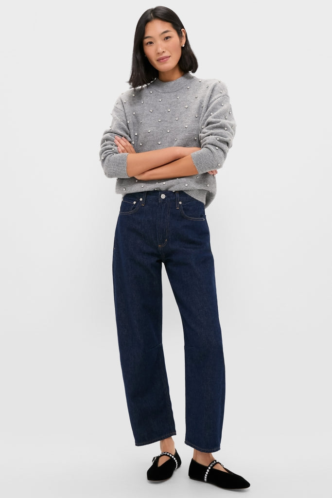 Charcoal Diamonte Aura Sweater