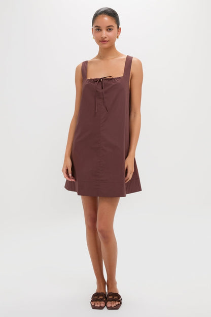 Chocolate Alexis Mini Dress