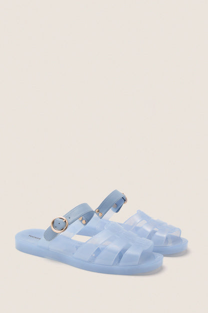 Blue Riley Jelly Sandals