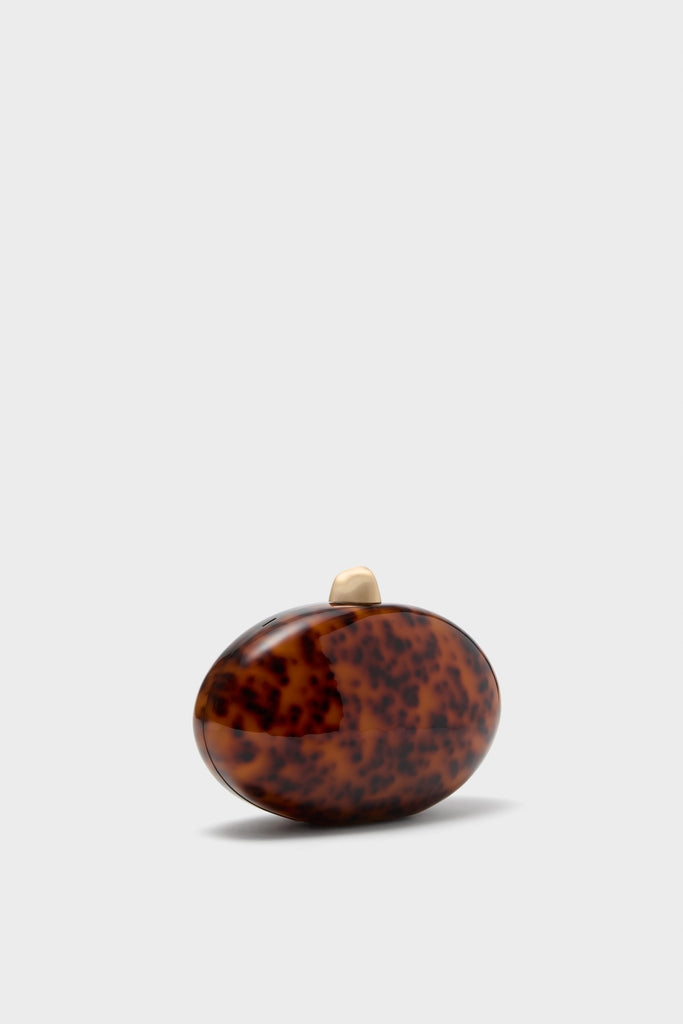 Caramel Tortoise Eviana Clutch