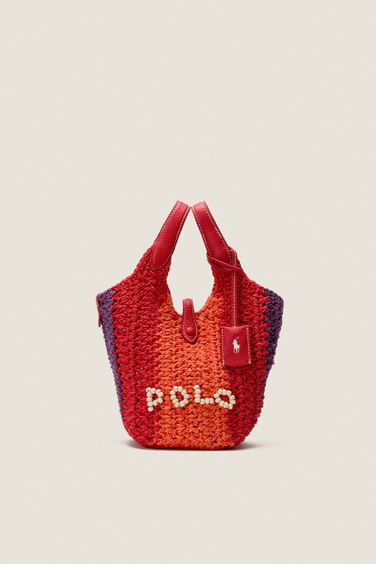 Cherry Multi Polo Crochet Cord Crossbody