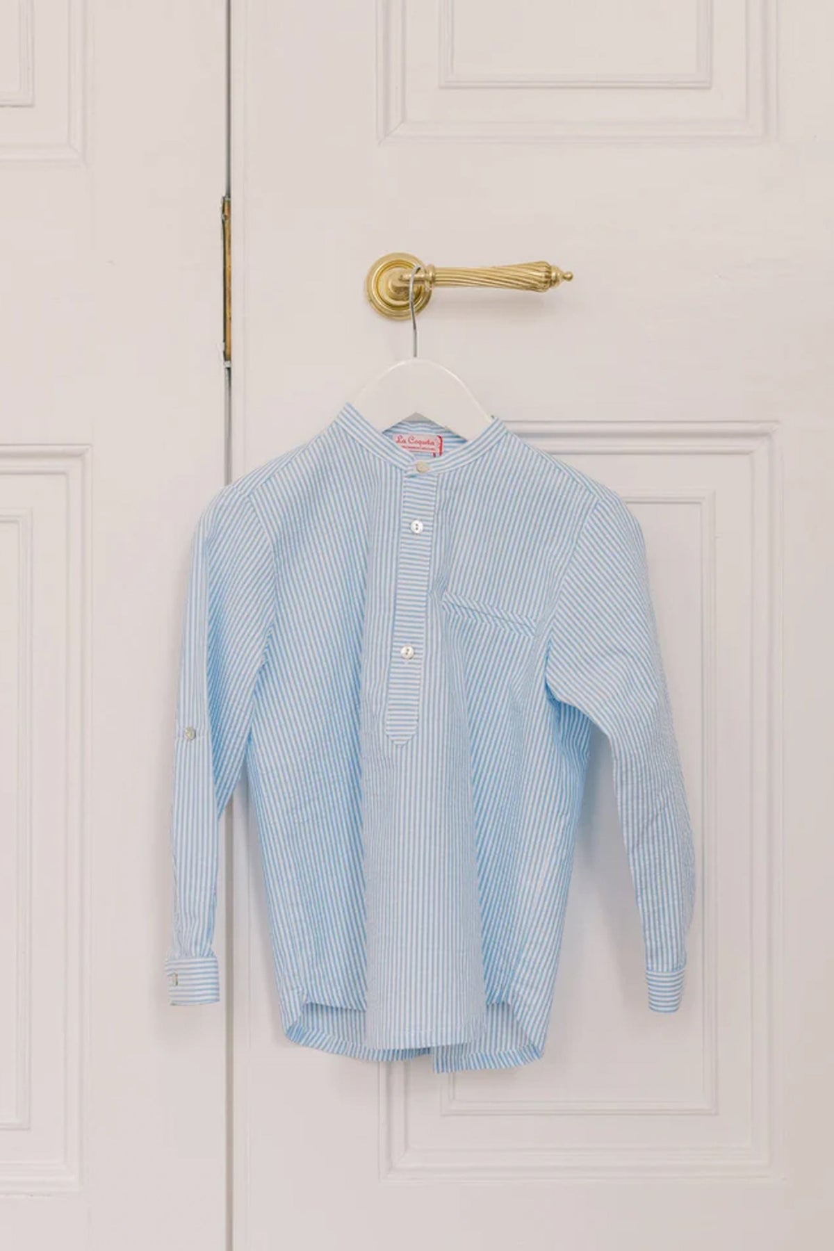 Blue Stripe Mateo Long Sleeve Shirt