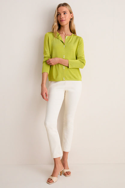 Chartreuse Rae Cardigan