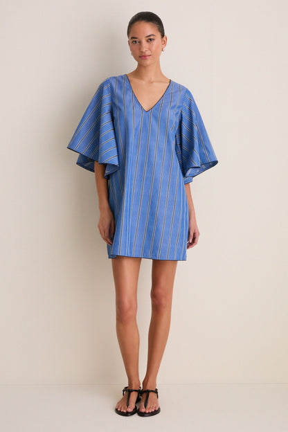Blue Indigo Stripe Diane Dress