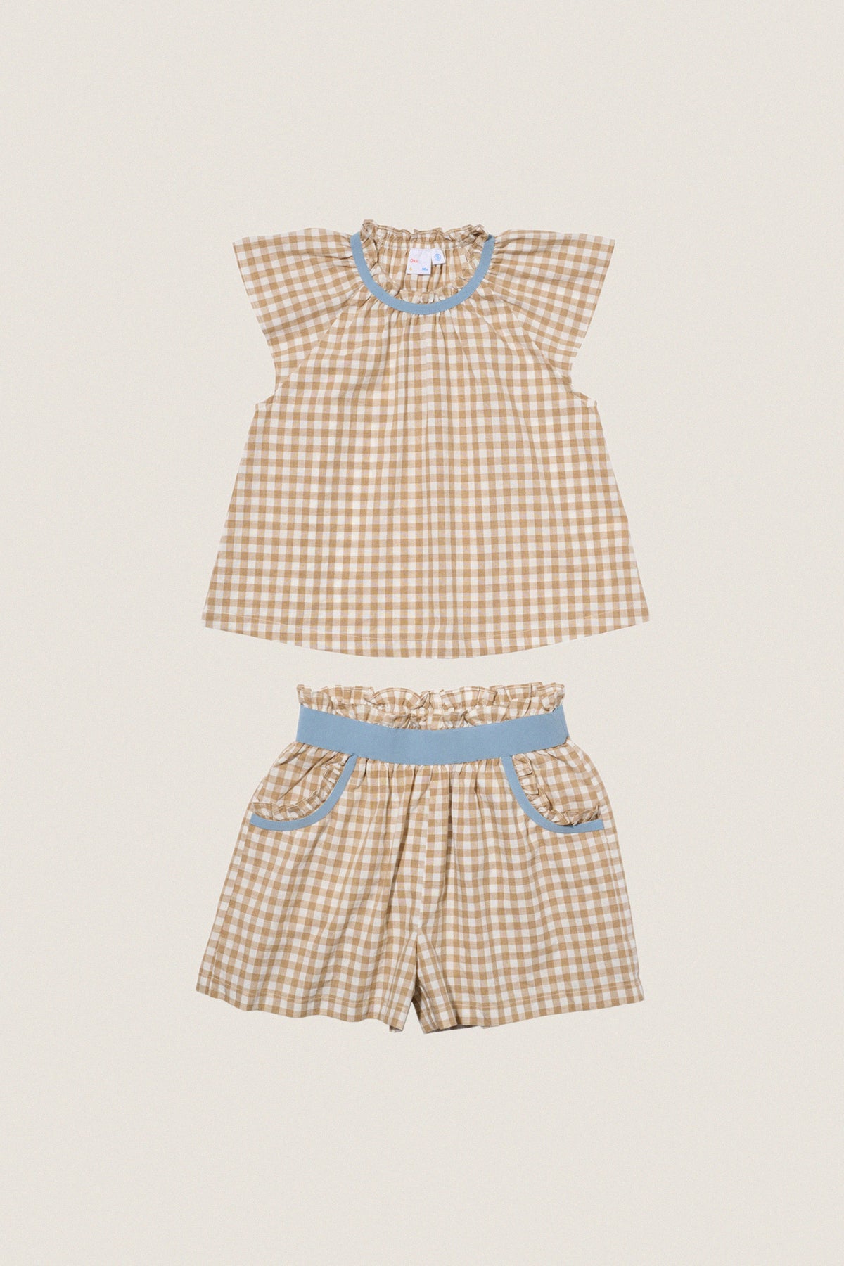 Camel Check Cecil Short Set