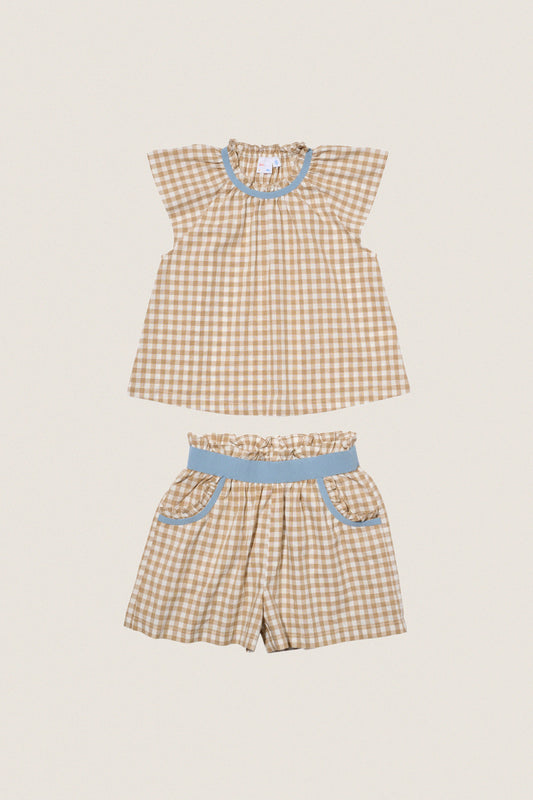 Camel Check Cecil Short Set