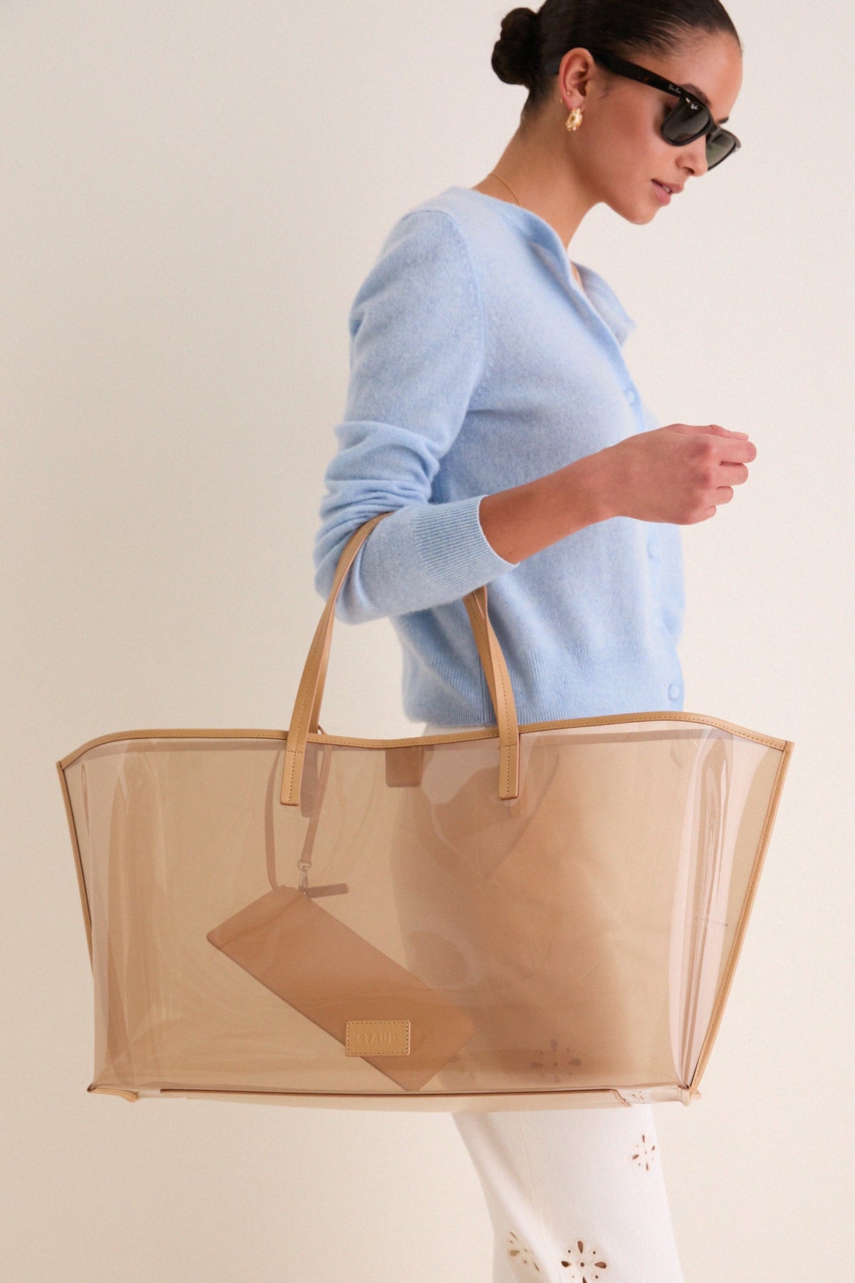 Camel Christos Large Tote