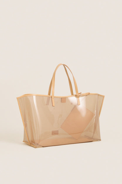 Camel Christos Large Tote
