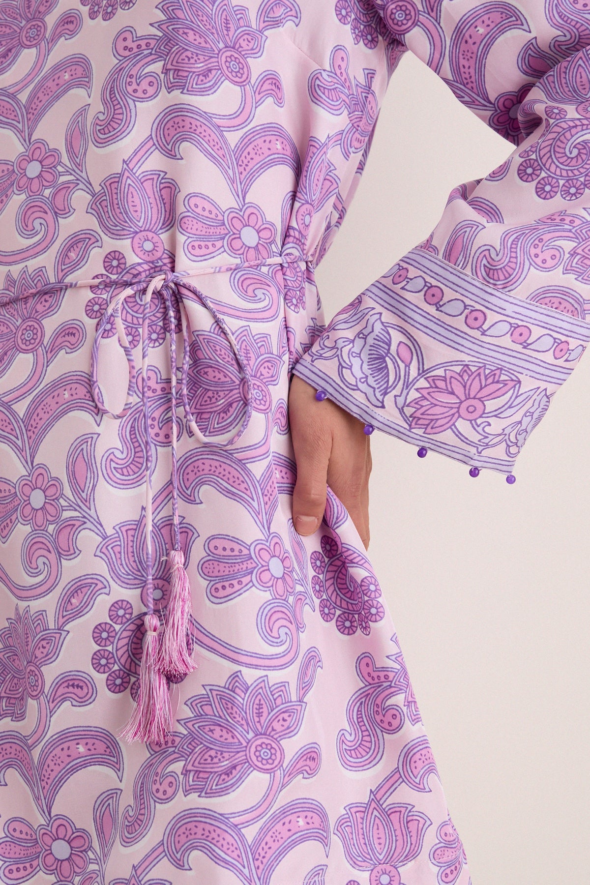 Brocade Amethyst Jaya Mini Dress