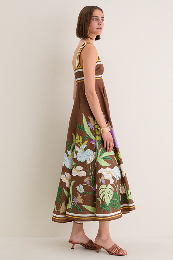 Chocolate Alfie Twist Sundress