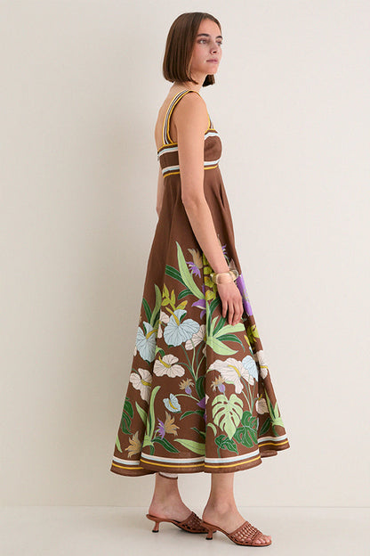 Chocolate Alfie Twist Sundress