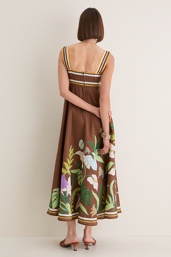 Chocolate Alfie Twist Sundress