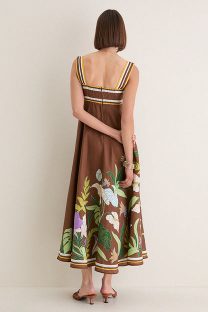 Chocolate Alfie Twist Sundress