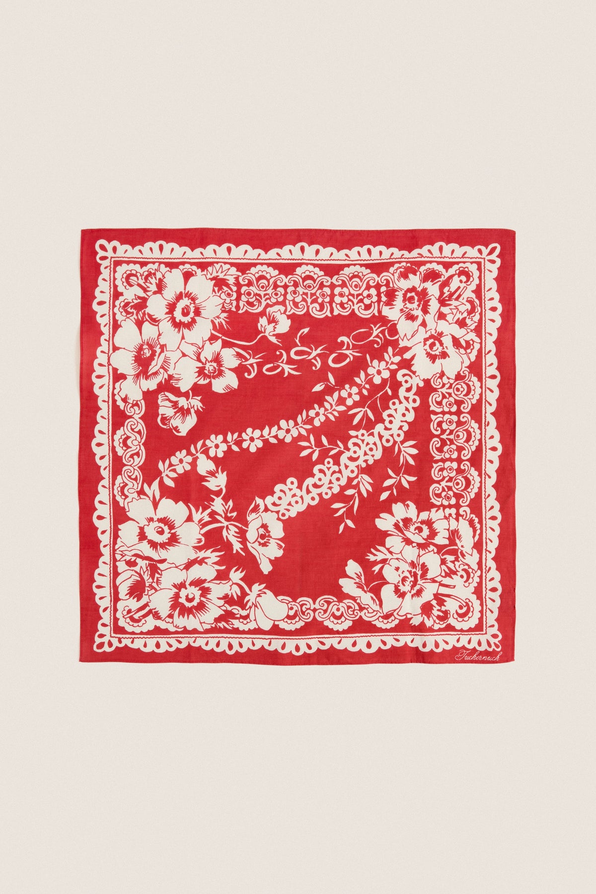 Cherry Tropical Punch Cotton Scarf