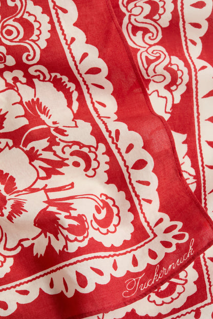 Cherry Tropical Punch Cotton Scarf