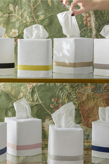 Champagne Lowell Tissue Box Cover