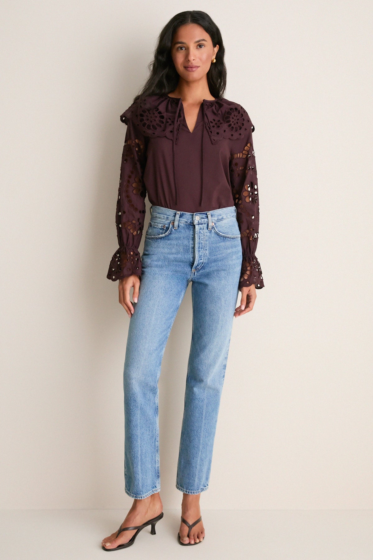 Chocolate Aislinn Blouse