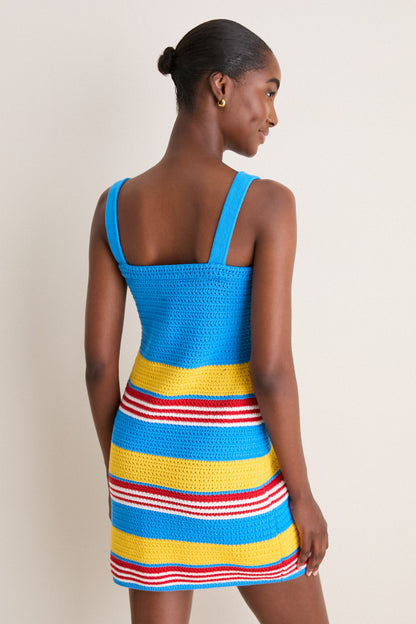Blue Multi Stripe Tammy Dress
