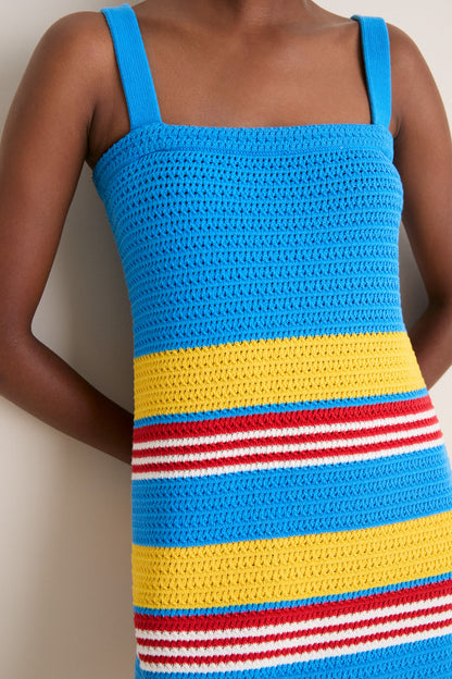 Blue Multi Stripe Tammy Dress