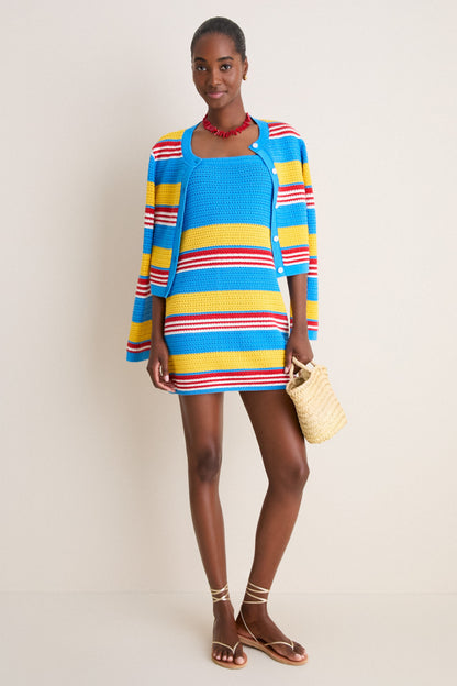 Blue Multi Stripe Tammy Dress