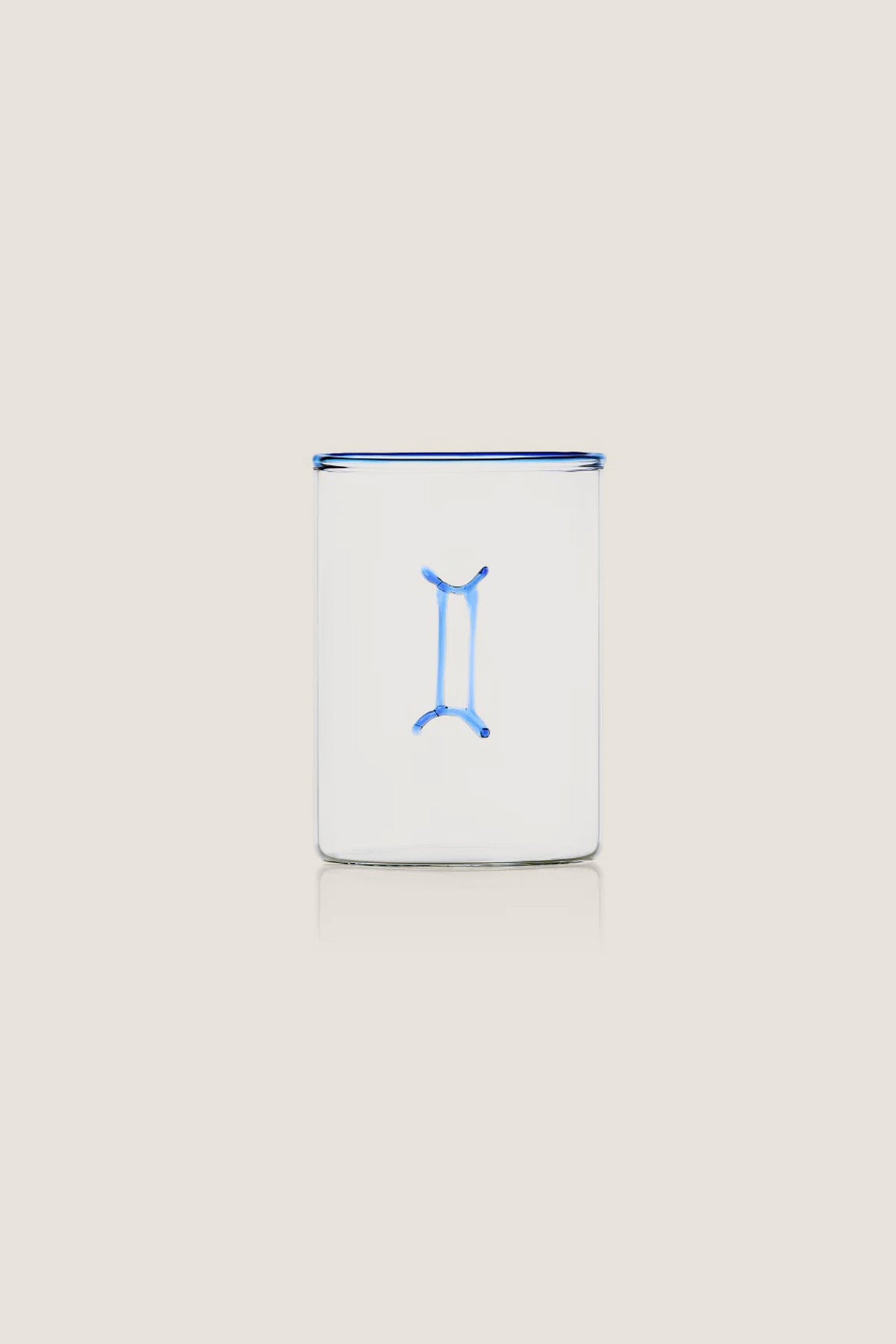Blue Gemini Lowball Glass (Set of 2)