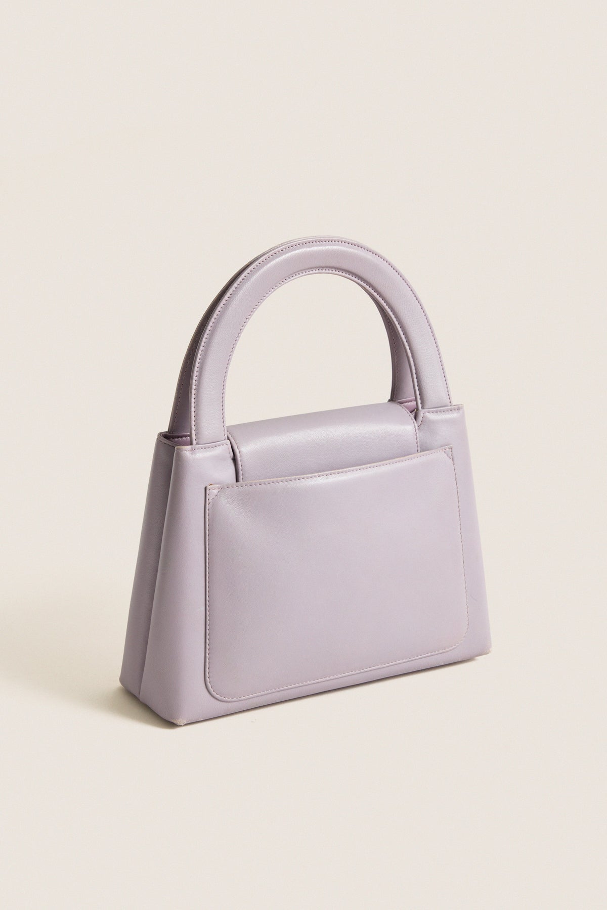 CHANEL Purple Coco Mark Handbag
