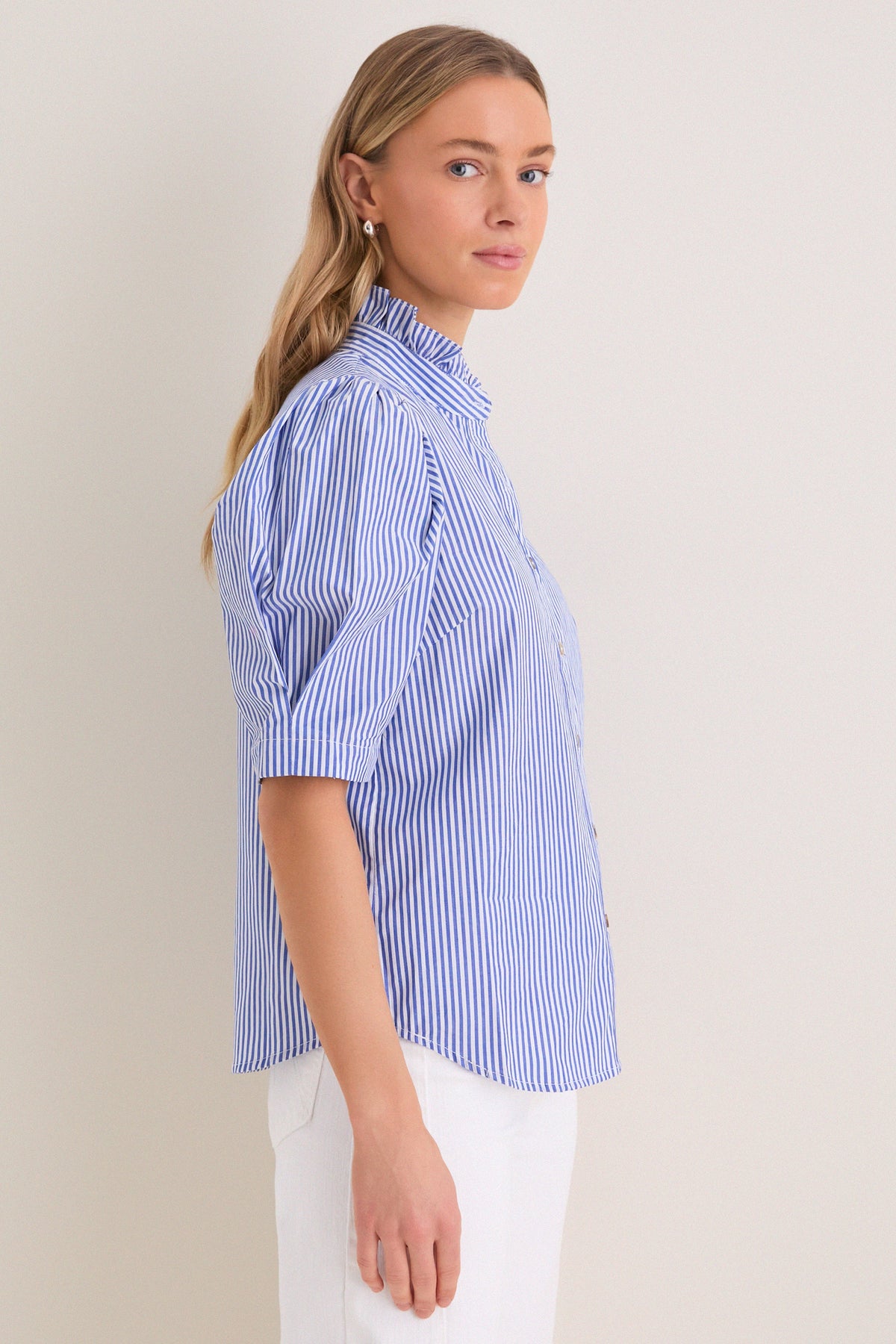 Blue Striped Alicia Blouse