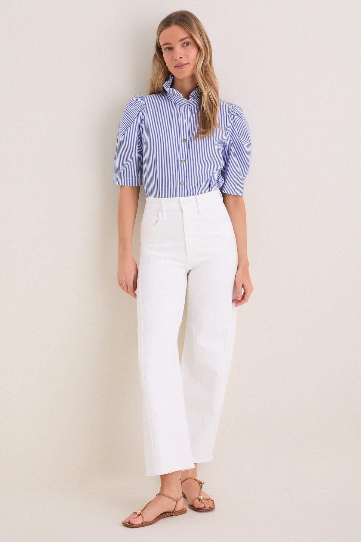 Blue Striped Alicia Blouse