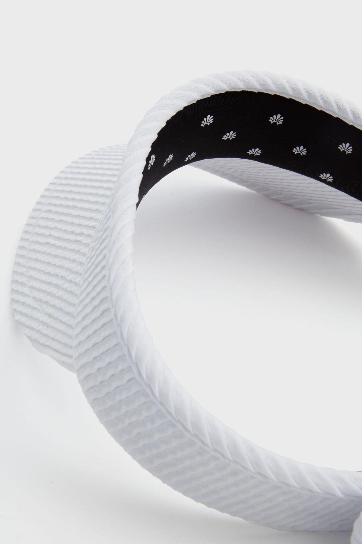 Chalk Swimmer Bow Tie Visor
