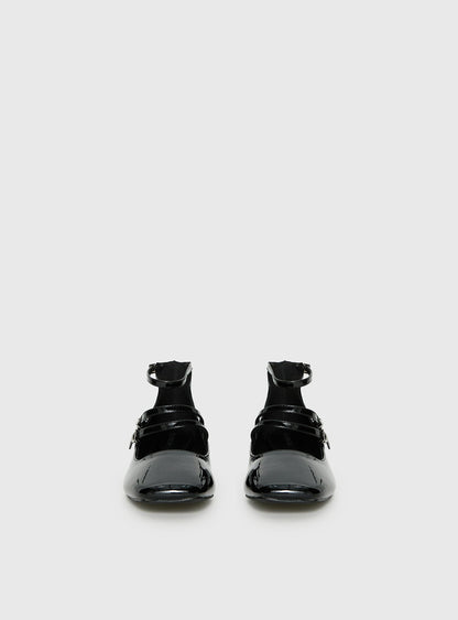 Berta Heels Black Patent