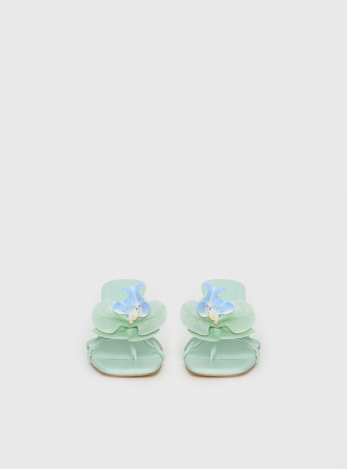 Azira Flower Detail Heels Blue