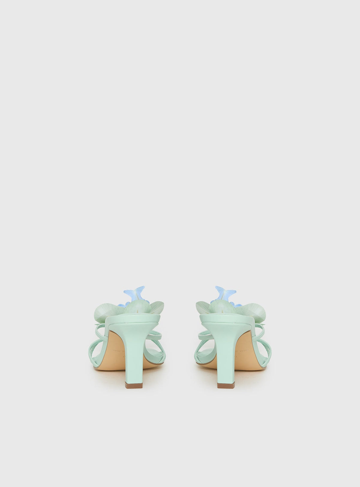 Azira Flower Detail Heels Blue