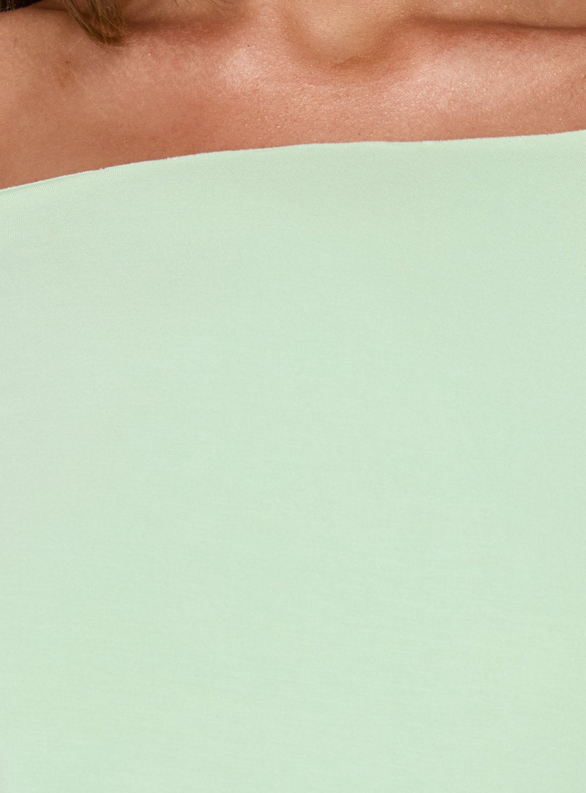 Ashlinn Off Shoulder Drapey Mini Dress Jelly Mint