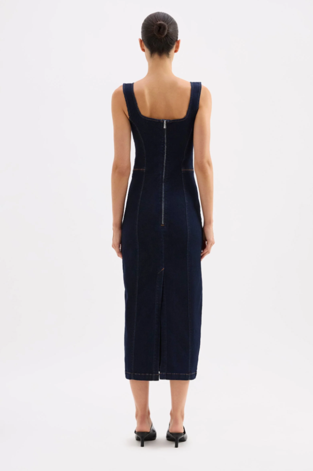 Vita Denim Maxi Dress