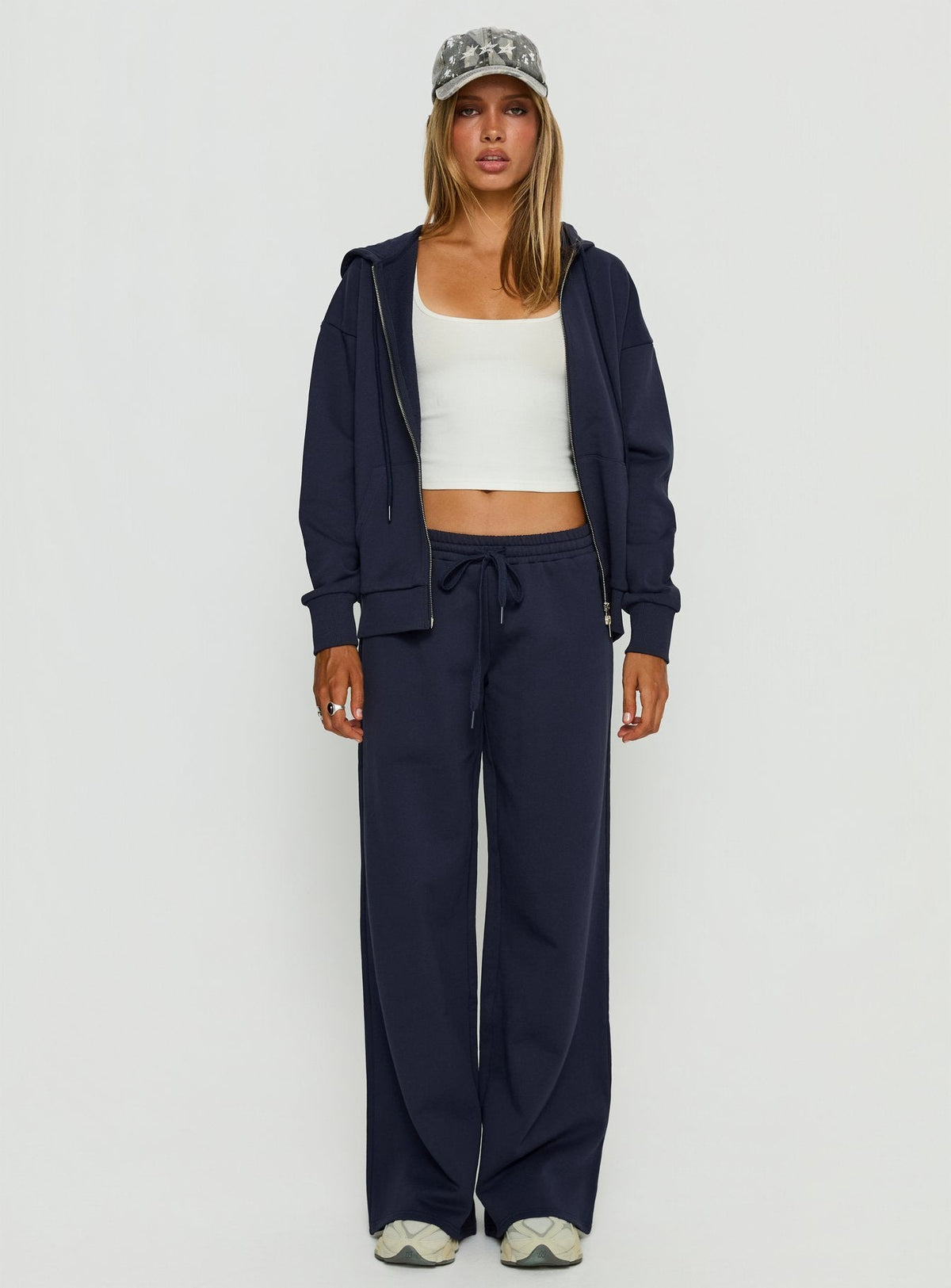 All Day Oversized Hoodie Navy